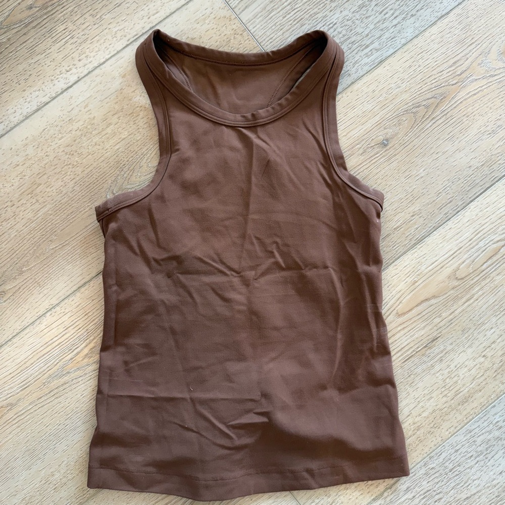 lululemon athletica Brown Tank Top